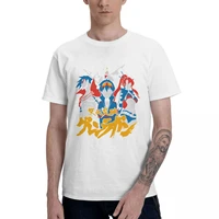 anime tengen toppa aesthetic clothes mens basic short sleeve t shirt graphic funny tops