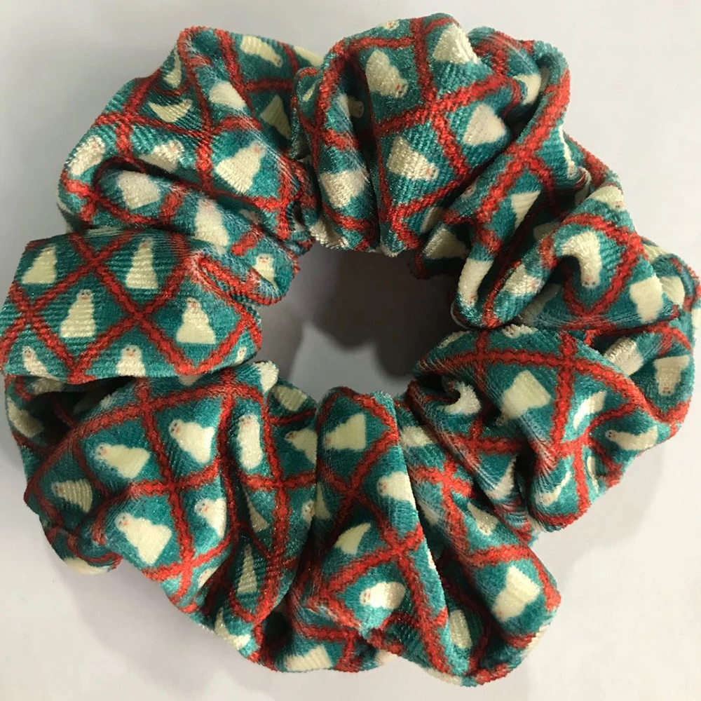 

Elegant Velvet Hair Ropes Rings For Girls Women 2021 New Year Fashion Hair Scrunchies Elastic Ponytail Holder Hair Accessories