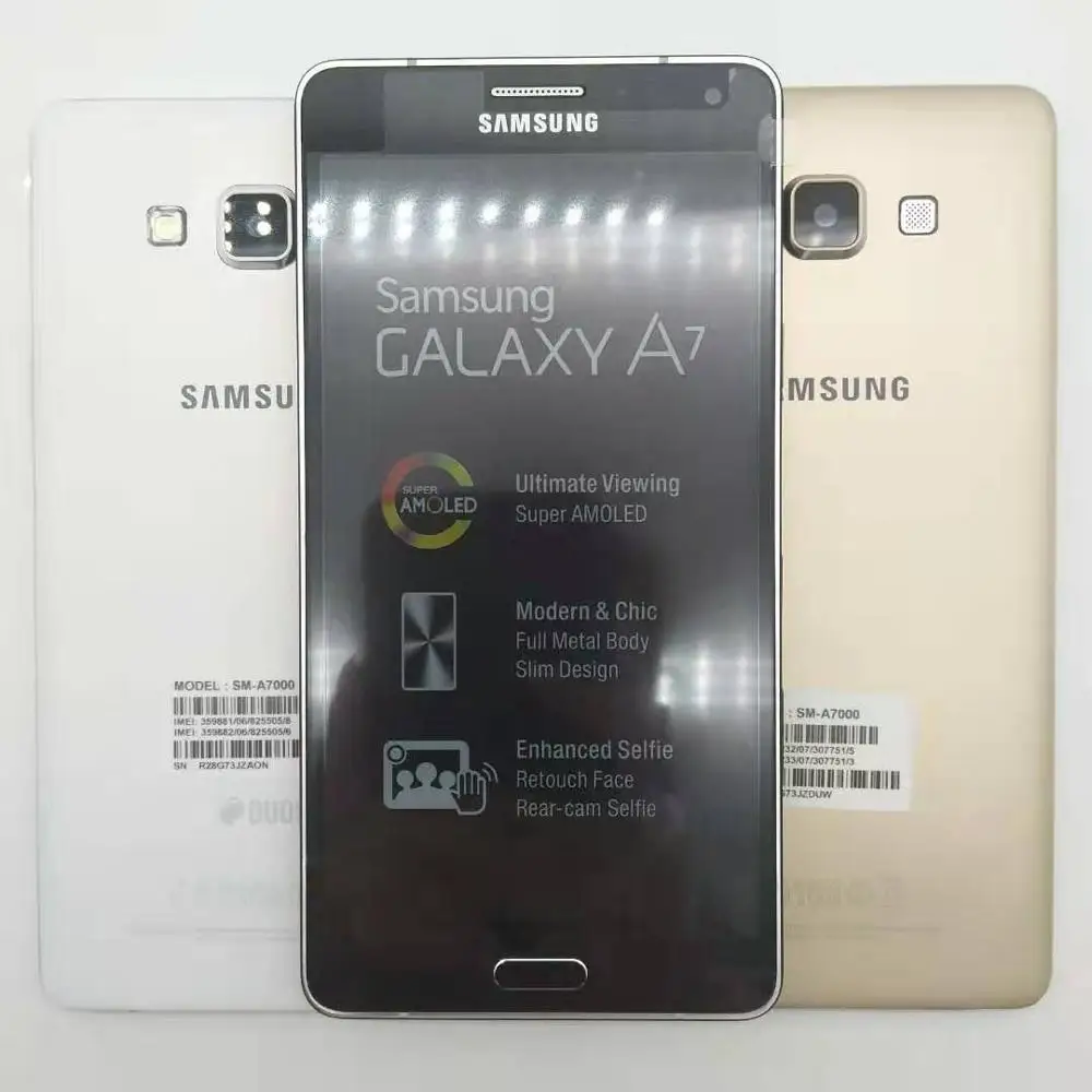 samsung a7 refurbished original samsung galaxy a7 a7000 4g lte phone octa core 1080p 5 5 13 0mp 2g ram 16g rom dual sim free global shipping