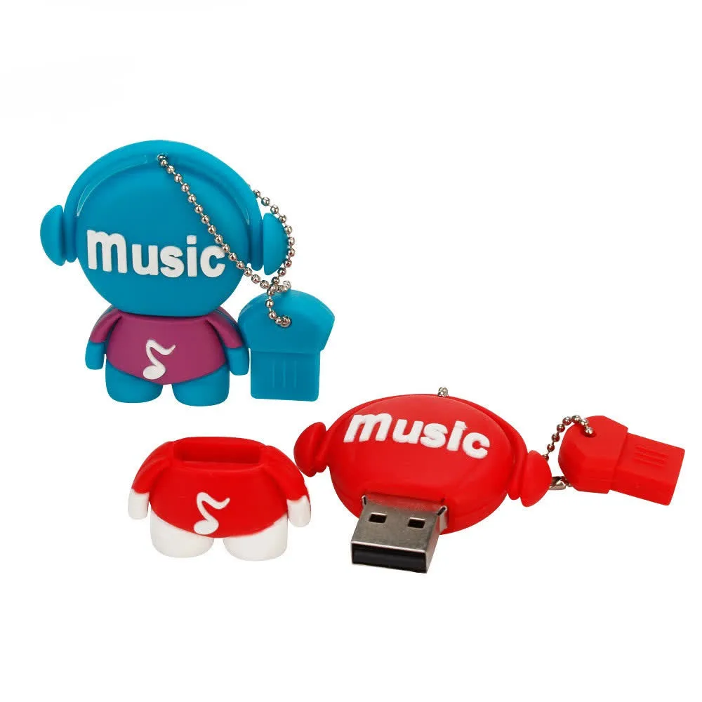 

Music Style Usb Flash Drive 32Gb Cartoon Lovely Usb 2.0 4Gb 8Gb Pendrive 16Gb Pen Drive 64Gb Usb Stick 128Gb Gifts Free Shipping