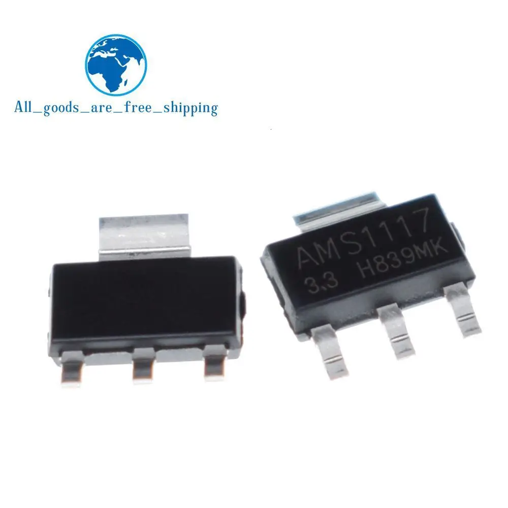 10 шт./лот AMS1117 серии AMS1117-3.3V AMS1117-ADJ AMS1117-1.8V AMS1117-1.2V AMS1117-5.0V AMS1117-2.5V AMS1117-3.3 AMS1117-5.0