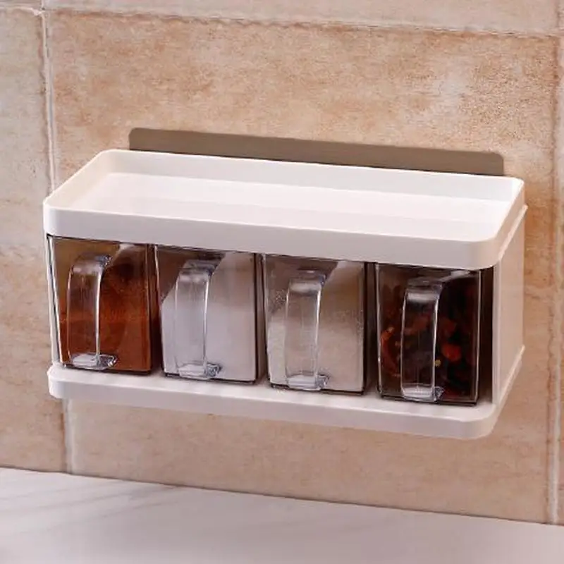 

Кухонная коробка для приправ Бесплатная перфорированные приправы коробка набор коробок для приправ бытовой приправы коробка хранилище дл...