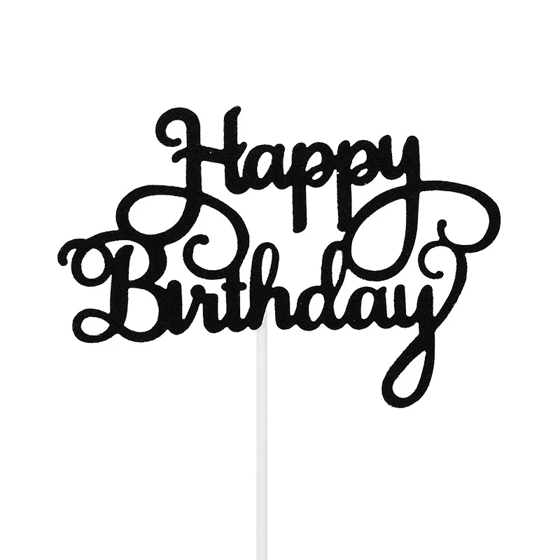 10/1 шт. торт Топпер для торта С Днем Рождения девочки на день рождения десертный