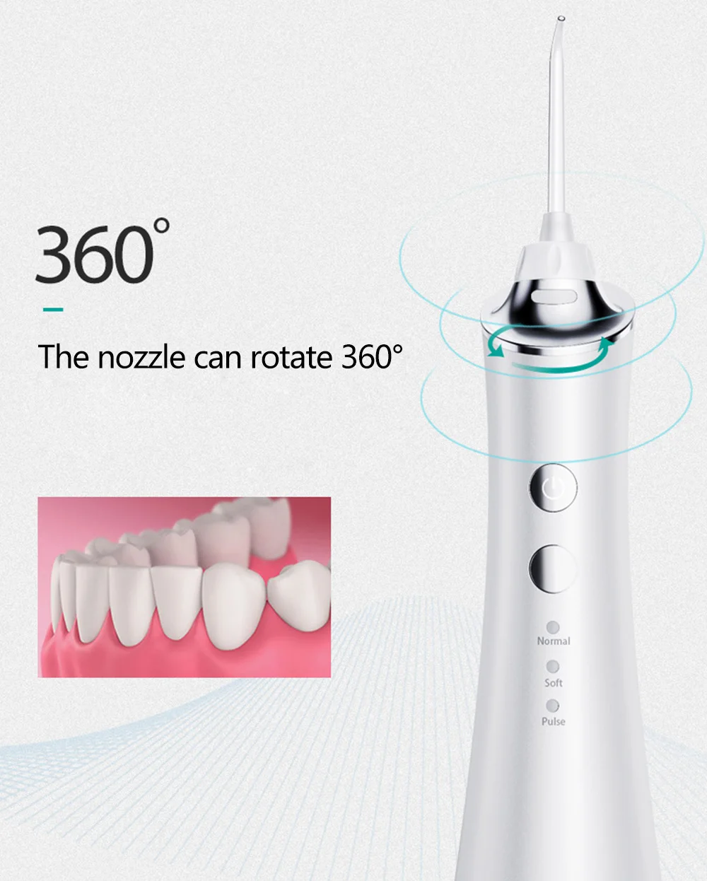 3 режима портативный ирригатор для полости рта Беспроводная вода