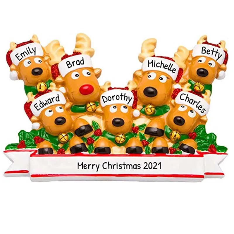 2020 рождественские игрушки украшение Рождественская елка кулоны лося олень