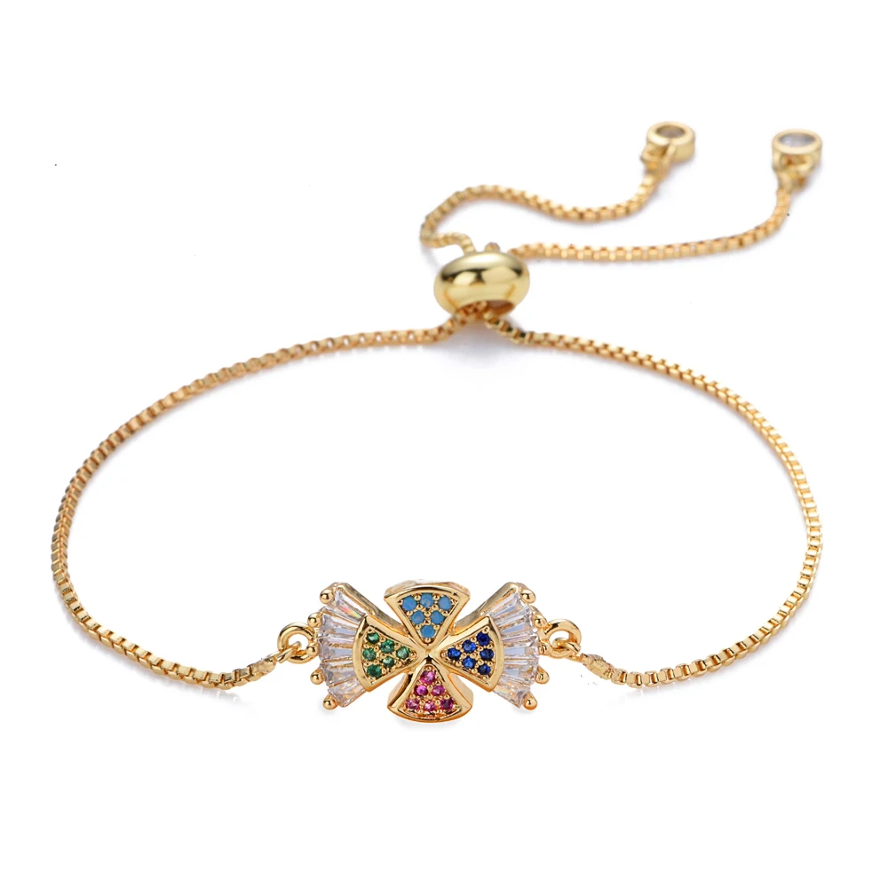 1JYX, новинка, pulseira mujer moda, прозрачный кристалл, золото, браслеты с подвесками, браслеты для женщин, дерево жизни, регулируемый браслет, ювелирное изделие, подарок - Окраска металла: B1328-G