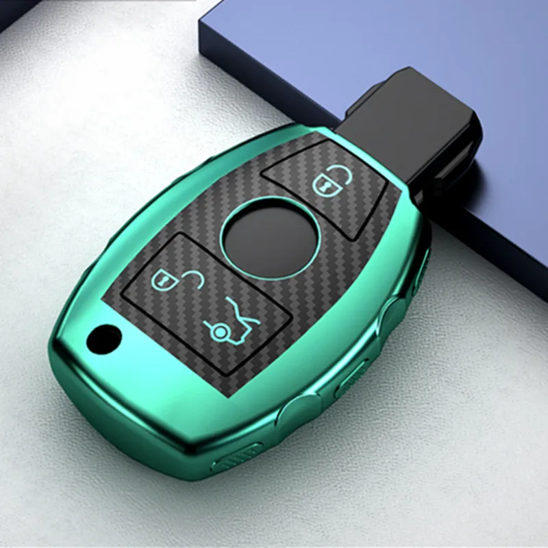 

Car Key Case For Mercedes Benz W204 W210 W124 W203 W205 AMG GLA W212 CLA W176 W213 W177 W211 E Class CLK Key Cover Accessories