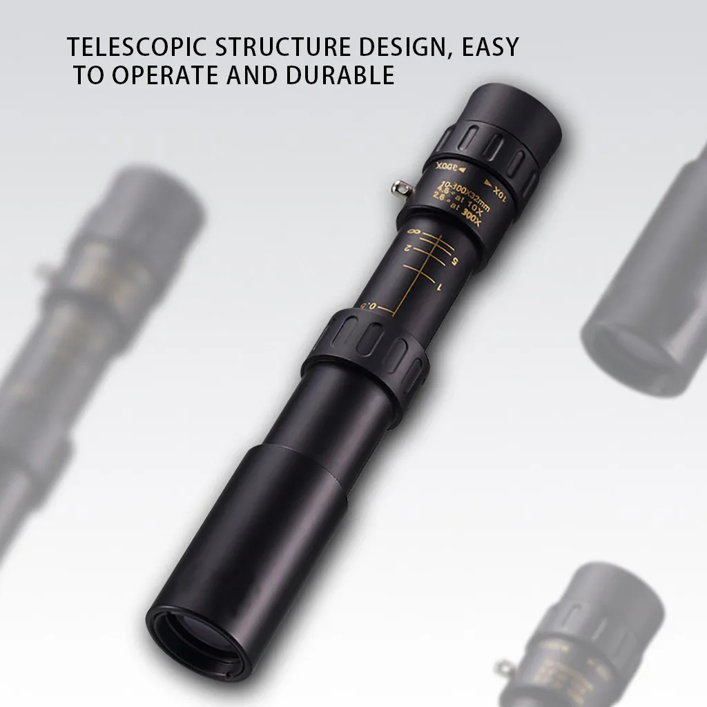 

High Quality Telescope Camping Outdoor Mountain Climbing 4k 10-30x25mm Super Telephoto Zoom Monocular Telescope Portable