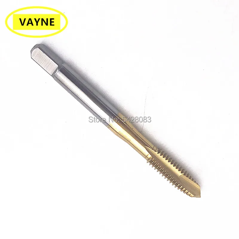 

VAYNE HSSE British system Spiral Pointed Taps with Tin Coated BSW1/8-40 3/16-24 3/16-32 5/32-32 7/32-24 7/32-32 1/4-20 5/16-18