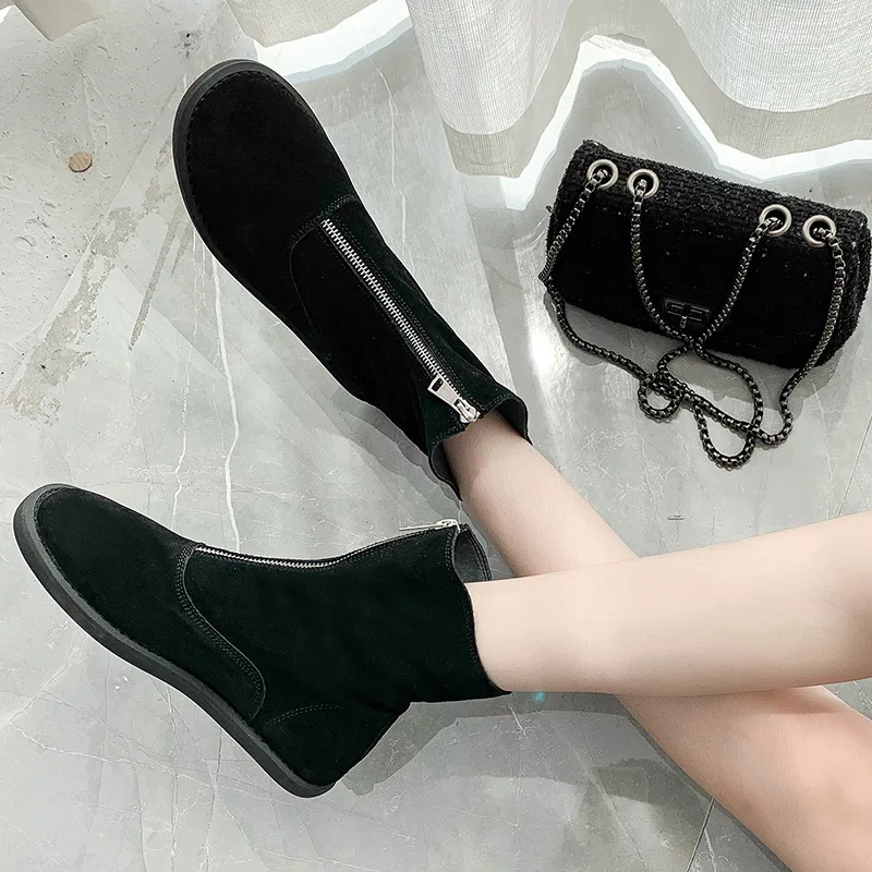 2019 г. новая модная Осенняя женская обувь короткие ботинки в европейском и