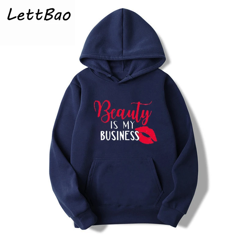 

Beauty Is My Business Women Hoodies Harajuku Ladies Oversized Vintage Pullovers Hoodies Women Ulzzang Aesthetic Sweatshirts