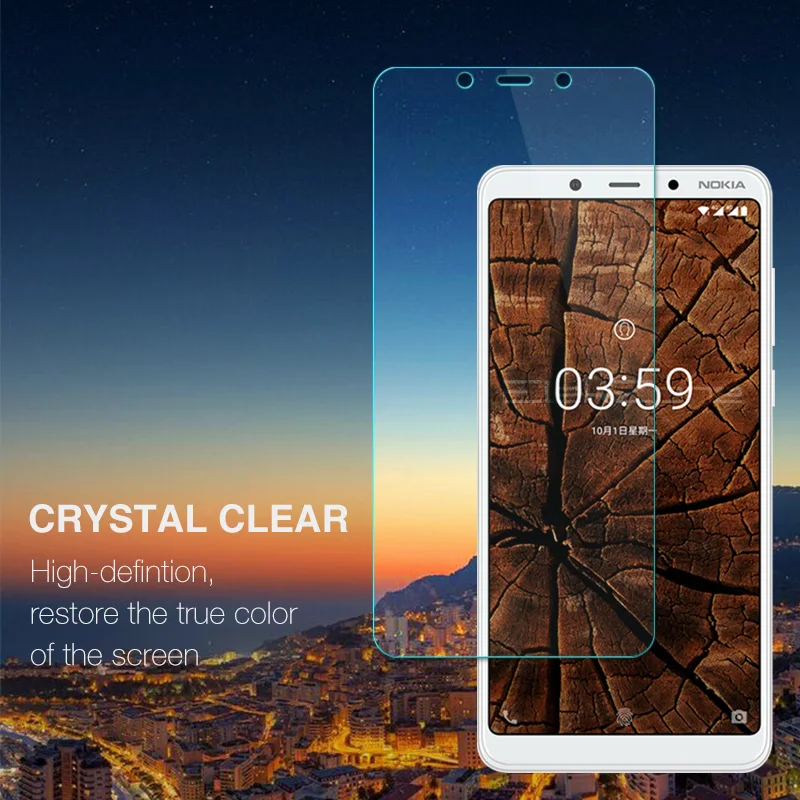 Для Nokia 3 1 Plus 2 шт. Защитная пленка для экрана закаленное защитное стекло HD 9H