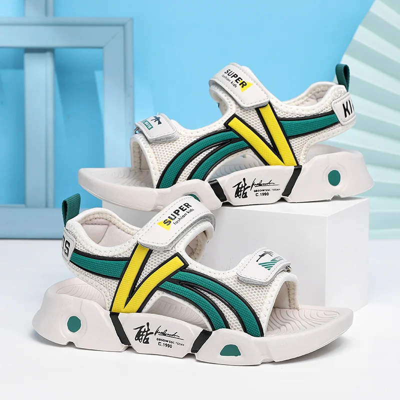 

Summer Boys Sandals Lightweight Kids Shoes Flat Non-slip Children's Shoes For Boys