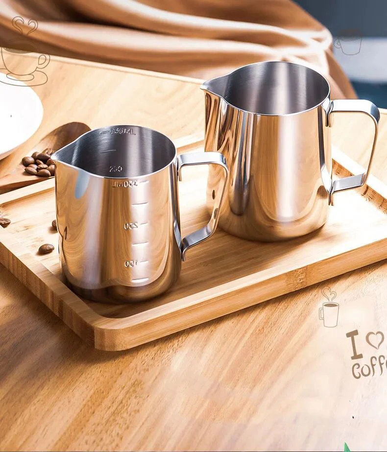 

Fantastic Stainless Steel Milk frothing jug Espresso Coffee Pitcher Barista Craft Coffee Latte Milk Frothing Jug Pitcher Kitchen