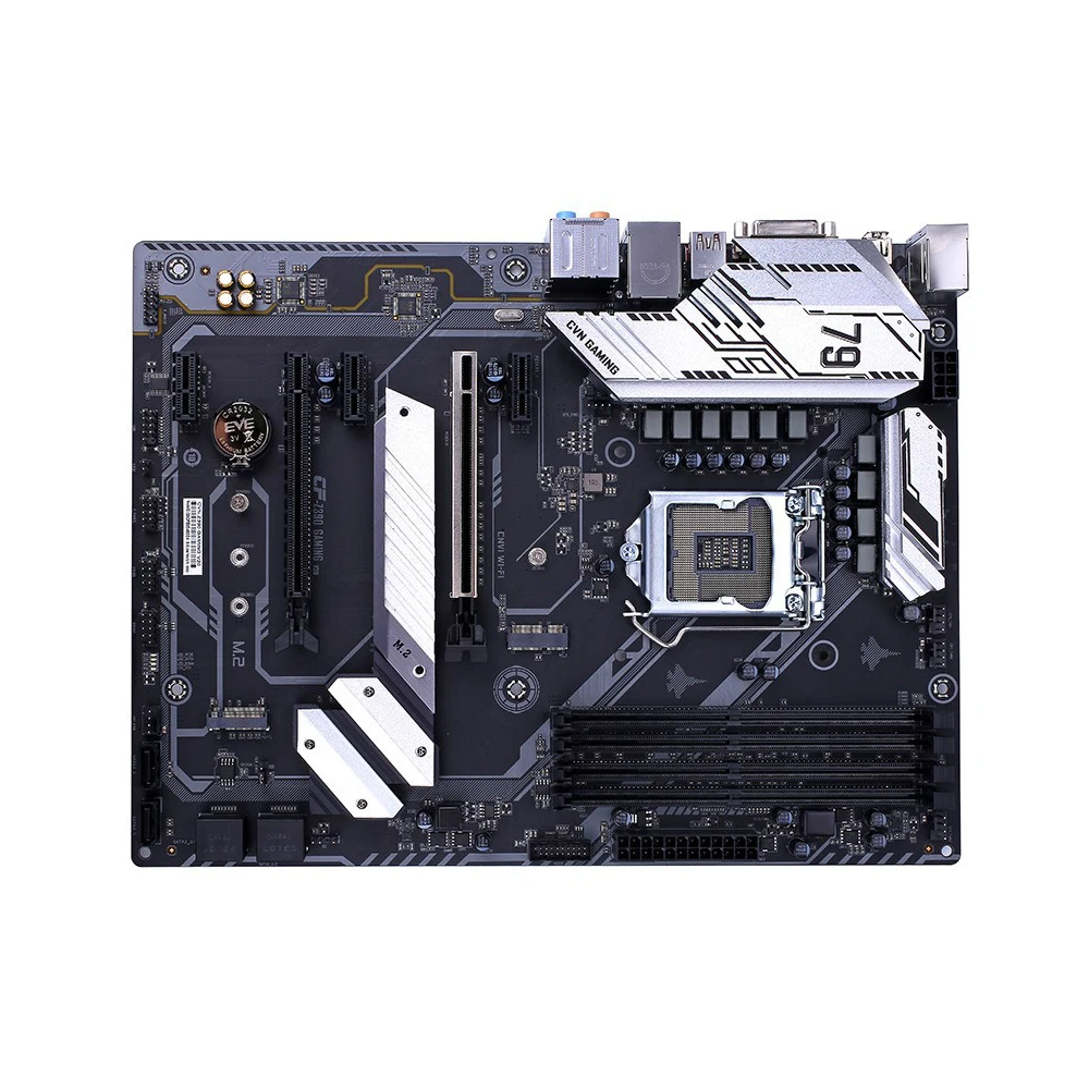 Цветная игровая материнская плата CVN Z390 V20 с поддержкой процессоров Intel LGA1151 Coffee