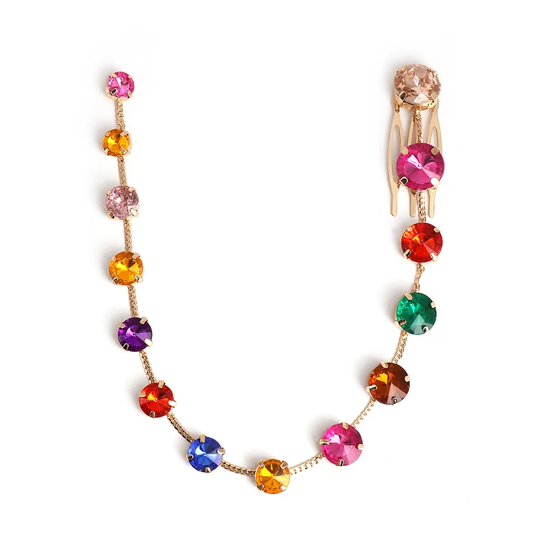 Индивидуальная модная заколка для волос с длинной кисточкой бусинами хвоста