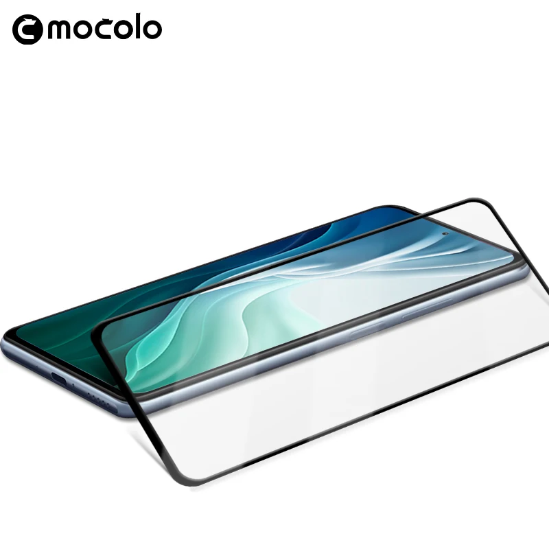 

Mocolo для Xiaomi Mi 11i защита экрана 9H полное склеенное клейкое закаленное стекло для Xiaomi Mi 11 Lite защита экрана