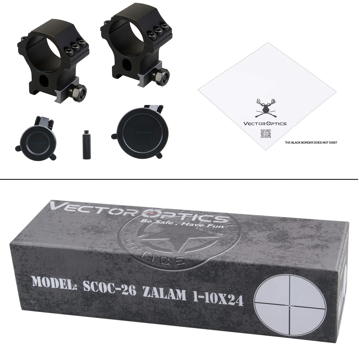 Оптический прицел Vector Optics Zalem 1 10x24 охотничий с длинным глазом 11 уровней красный