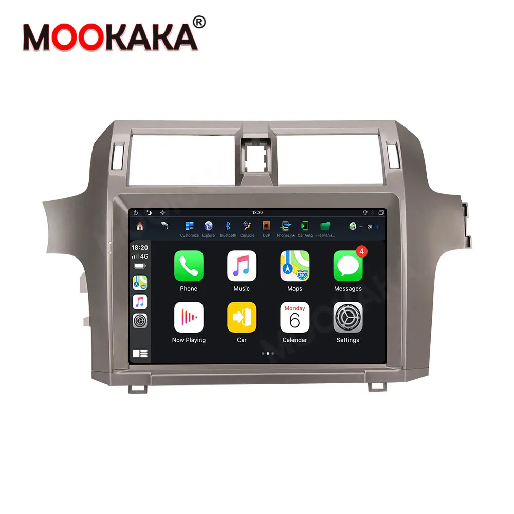 Автомобильная навигация Carplay Android 9.0 DSP с экраном для Lexus GX460 GX400 2011+ радио стерео головное устройство Мультимедийный плеер аудио dsp.
