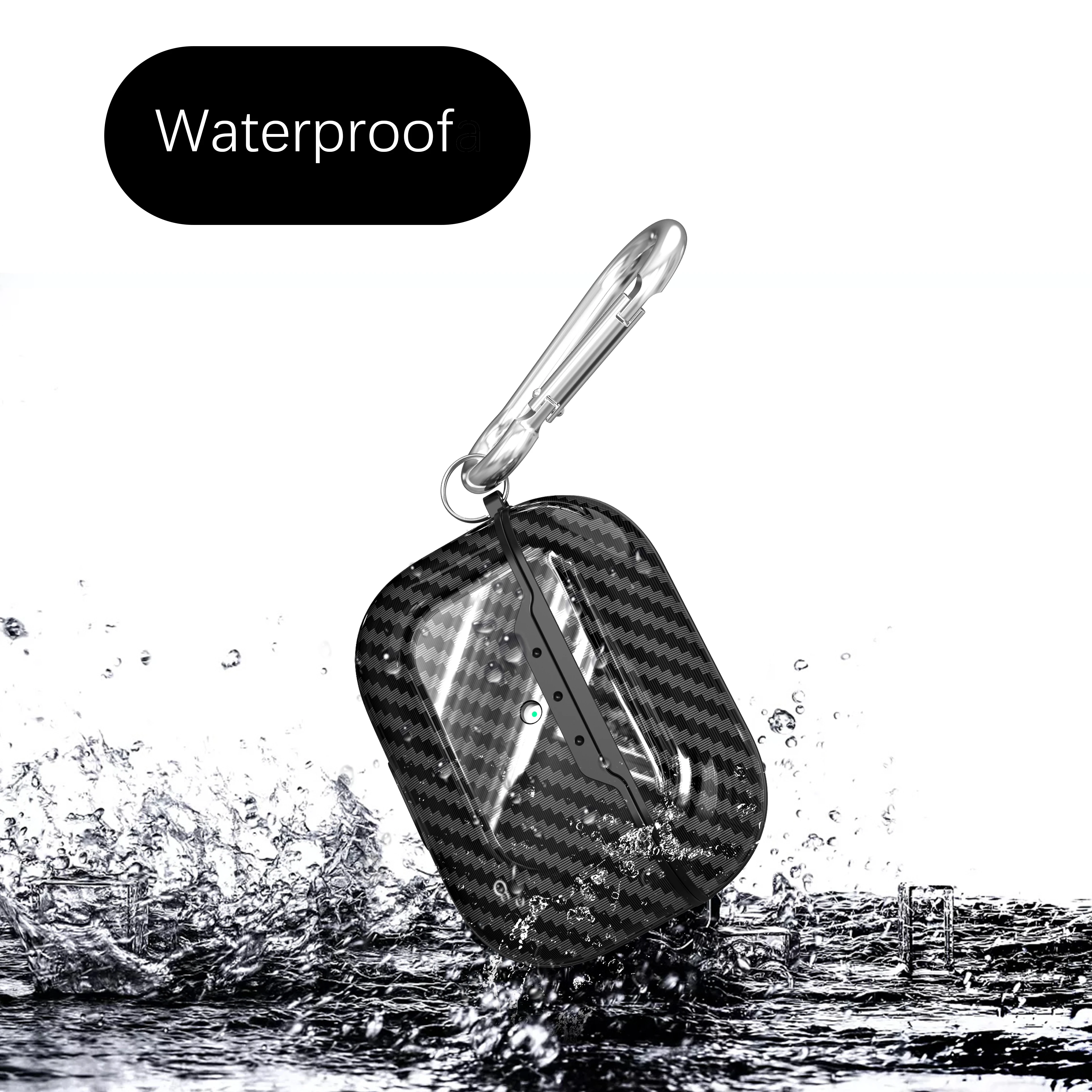 Чехол s для AirPods 2 Coque Bluetooth беспроводные наушники мужские из углеродного волокна сумка чехол для AirPods Pro Чехол для гарнитуры зарядный чехол