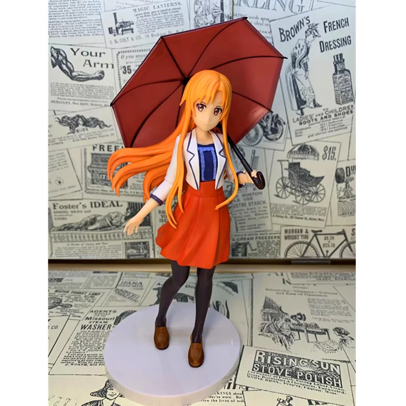 20CM Sword Art Online Yuuki Asuna Figurine Dolls Toys PVC Action Figure Collection Model Toy H797 | Игрушки и хобби