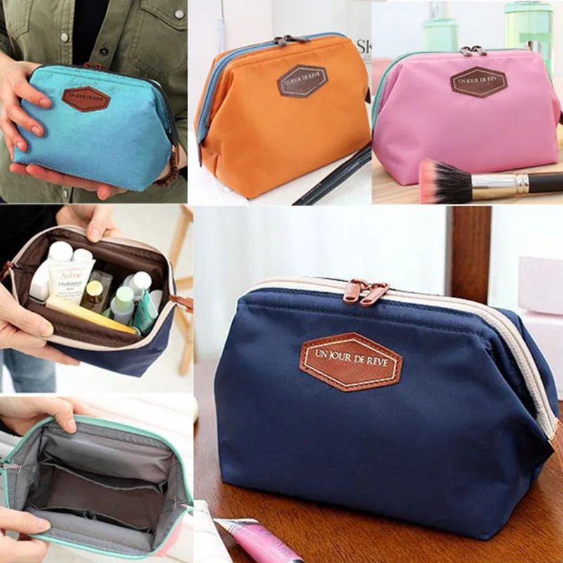 

Beauty Cute Women Lady Travel Makeup Bag Cosmetic Pouch Clutch Handbag Casual Purse uacr Bathroom Storage Organization Home New