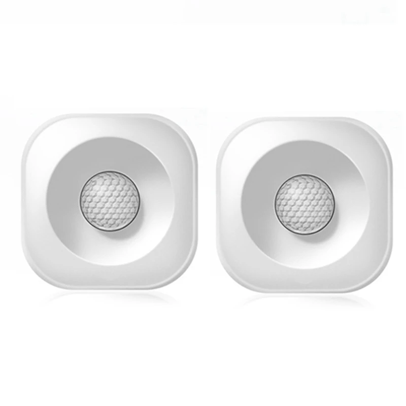 

For Tuya Wifi PIR Motion Sensor Wireless Infrared Detector Security Burglar Alarm Sensor Smart Life APP Control, 2 Pack