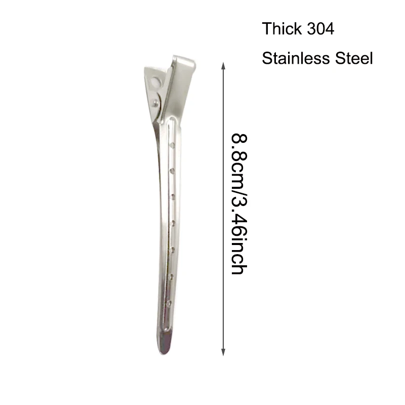

10pcs Professional Salon Stainless Hair Clips Hair Styling Tools DIY Hairdressing Hairpins Barrettes Headwear Accessories