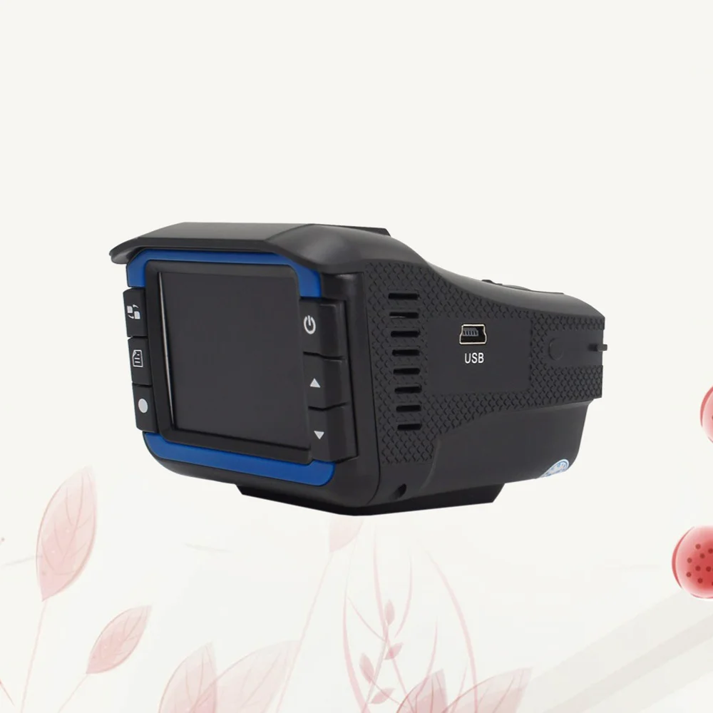 

2 in 1 Detectors Detection Car Alarm 720P Car Car Recorder (Black)