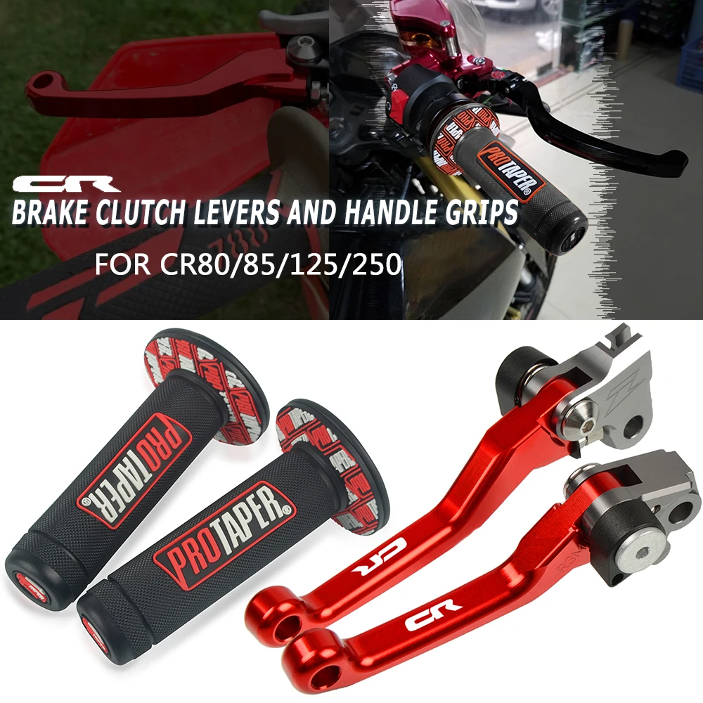 

For Honda CR80R/CR85R CR125R/CR250R CR450R Motorcycles Accessories Brake Clutch Levers and handle gripsCR 80R/85R/125R/250R/450R