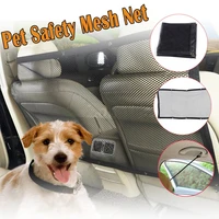 car pet barrier mesh back seats dog net carry safety for travel vehicle adjustable separation guard
