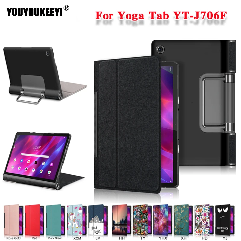 

Чехол-книжка для Lenovo Yoga Tab 11, защитный ультратонкий чехол-книжка из искусственной кожи, 11 дюймов, YT-J706F дюйма, с защитой от падения, в подарок