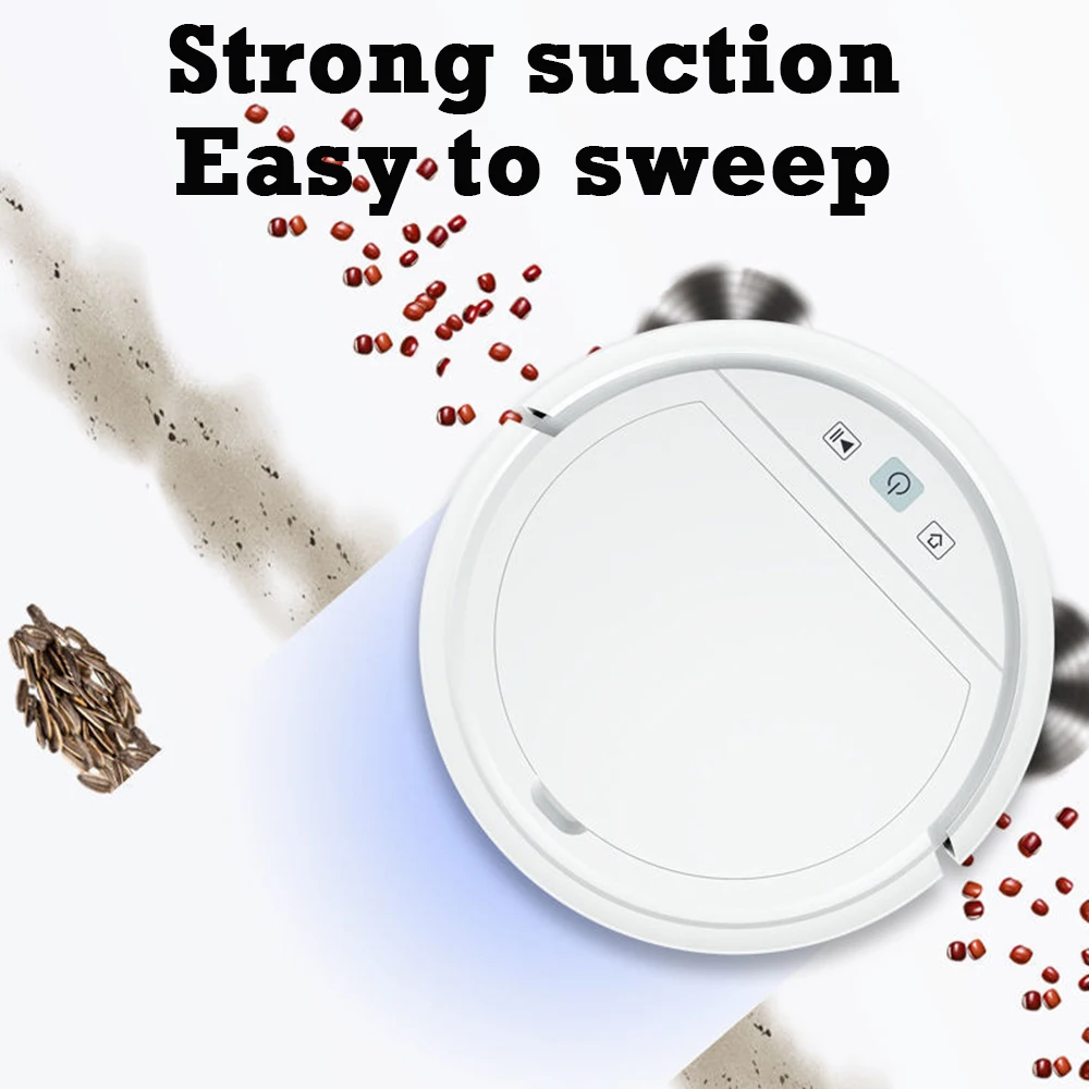 

Smart Robotic Vacuum Cleaner 2500Pa Suction 90min Working Time APP Control 3C Li-Battery Low Noise Brushless Motor For Pet Hair