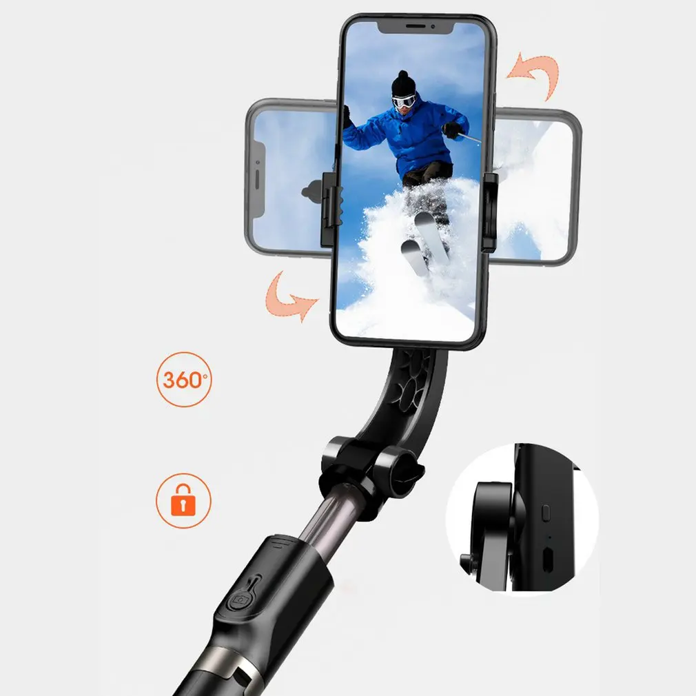 

3-Axis Phone Gimbal Handheld Stabilizer Gopro camera Shutter Tripod Smartphone Action Camera Video Record selfie stick Tripod