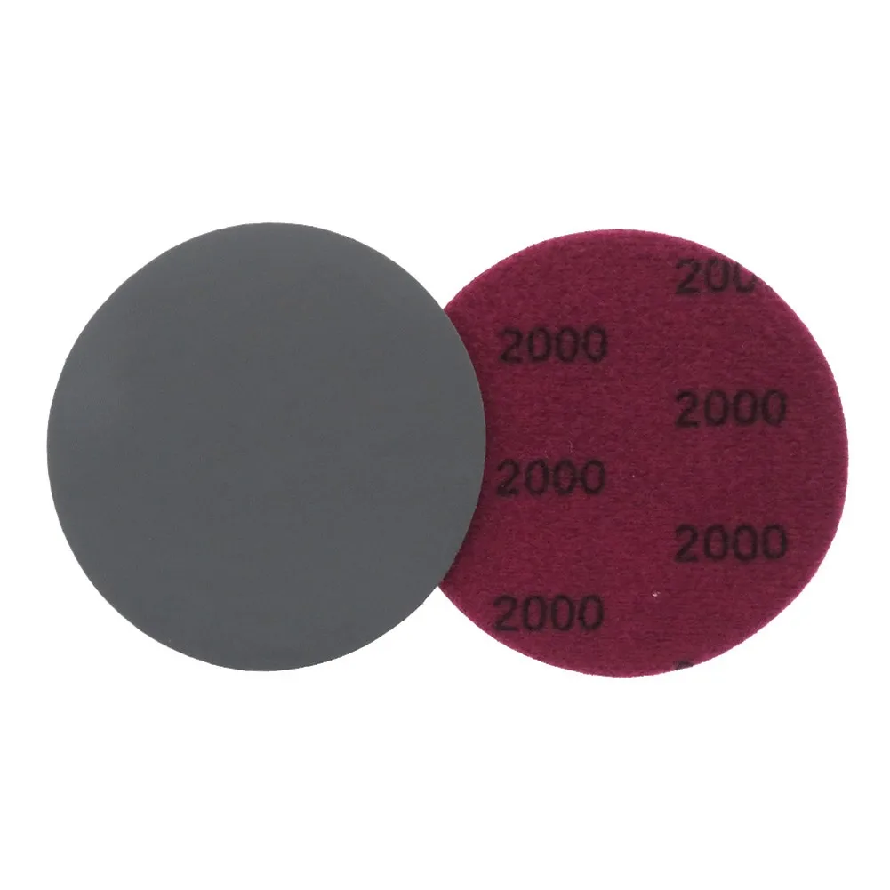 

20pcs Sandpaper 3inch 75mm 800 1500 2000 3000 Grit Hook Loop Wet Dry Sanding Disc Abrasive Tools Round Shape For Polishing