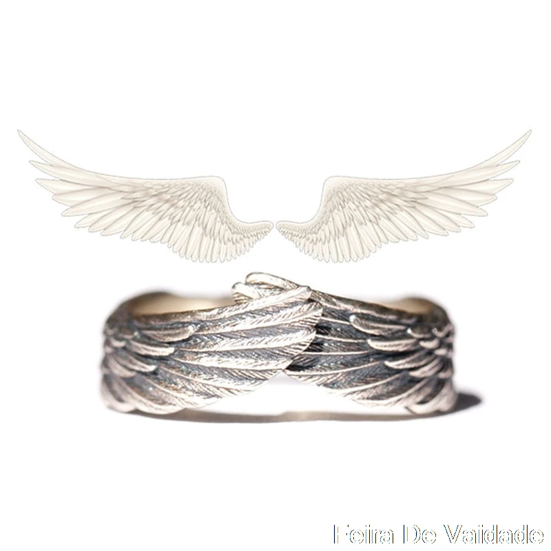 Открытое кольцо в стиле ретро панк крылья ночной клуб хип-хоп рок Танцевальная