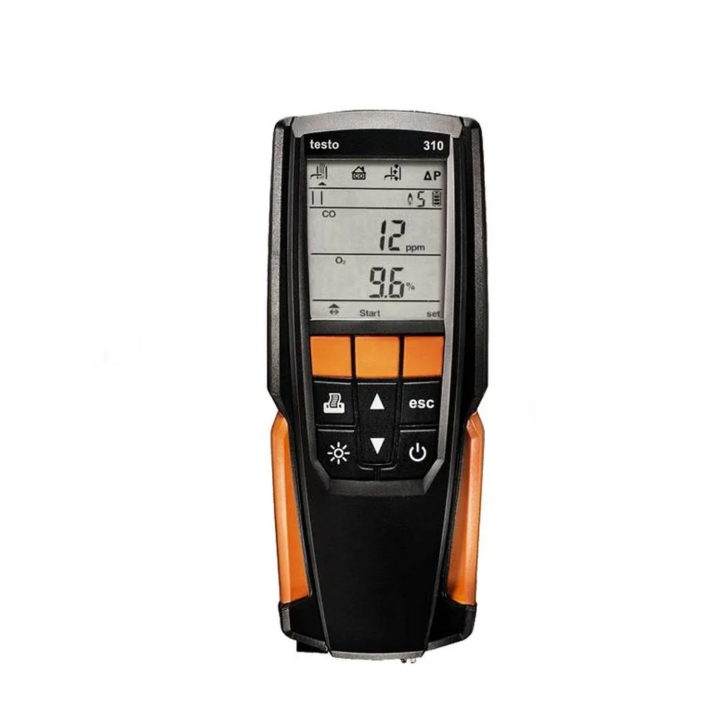 Портативный газоанализатор Testo 310 от 0 до 4000 Ppm O2/CO детектор КПД сгорания газов
