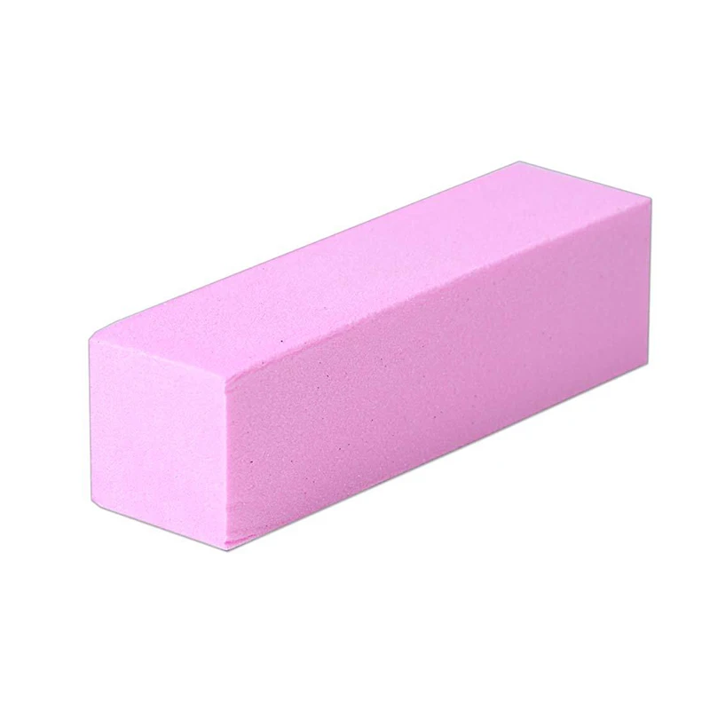 1pcs Form Nail Buffers File For UV Gel White Buffer Block Polish Manicure Pedicure Sanding Art Tool 7colors | Красота и здоровье