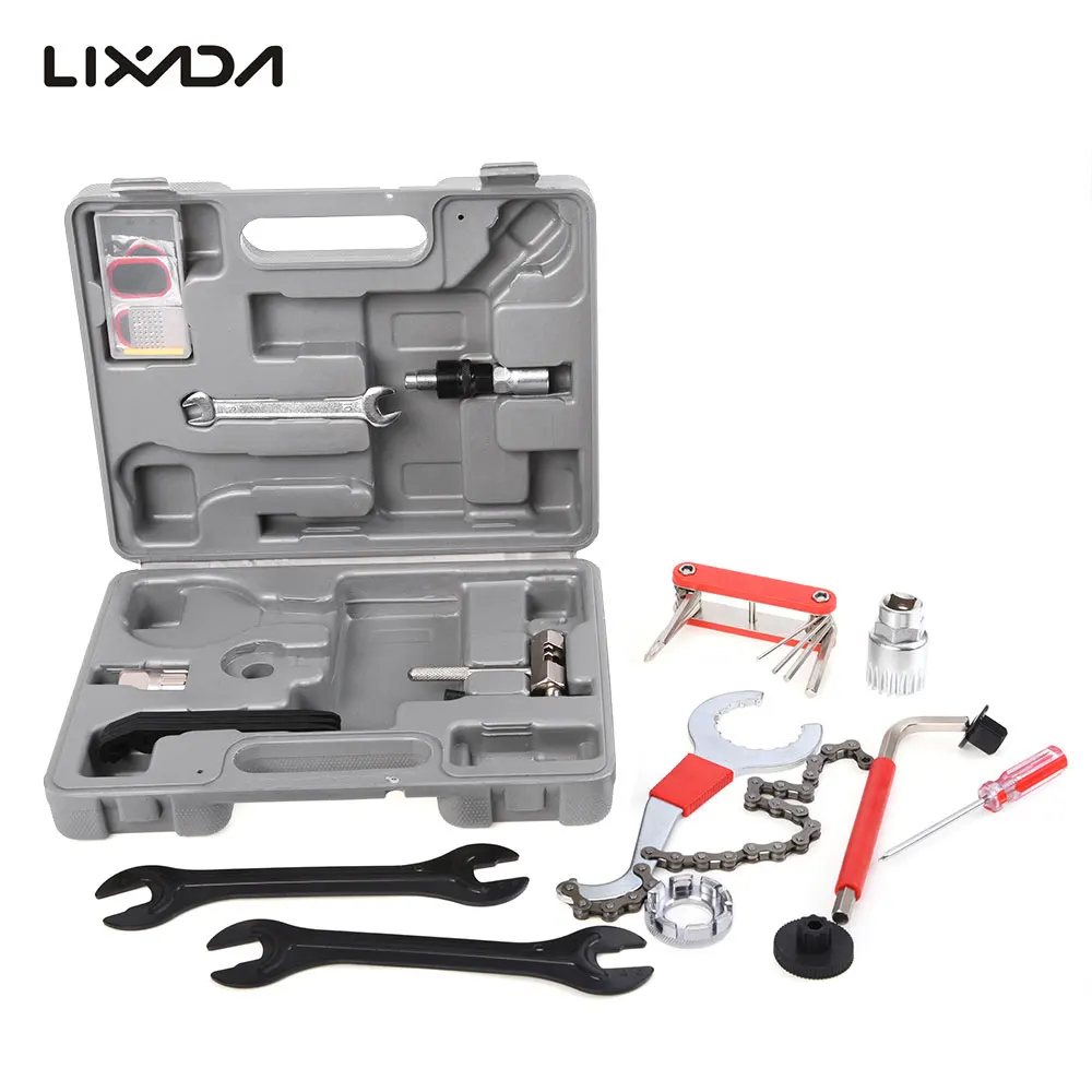 Cycling Tool Set Профессиональный Универсальный зажим для дома и улицы мульти-функциональное назначение велосипед набор инструментов для ремонта комплект - Цвет: Cycling Tool Set