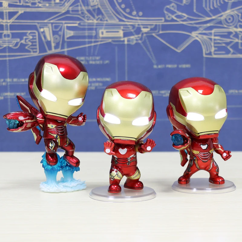 

Marvel Iron Man Mk50 Light Model Anime Figures Favorites Collect Ornaments