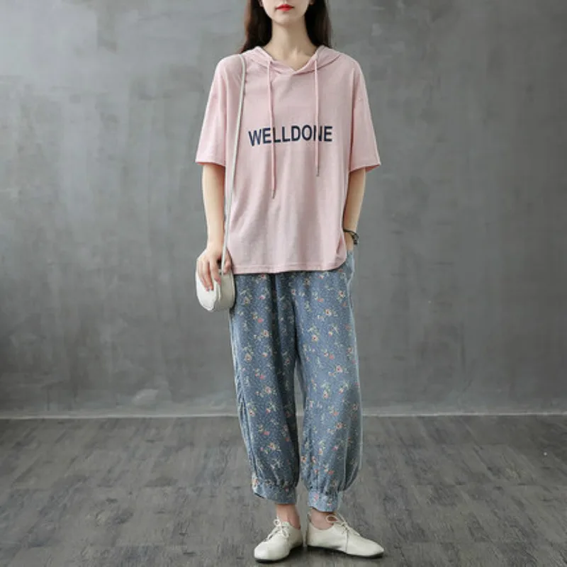 Женские джинсовые брюки Max LuLu повседневные эластичные штаны в китайском стиле с