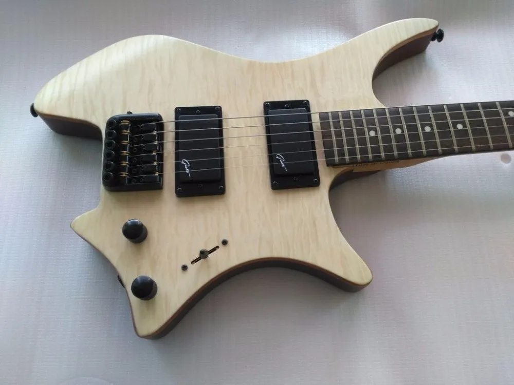 Завод+ Естественная отделка Безголовый Strandberg Boden OS6 корпус электрогитары cutaway Strandberg Boden OS 6 гитара