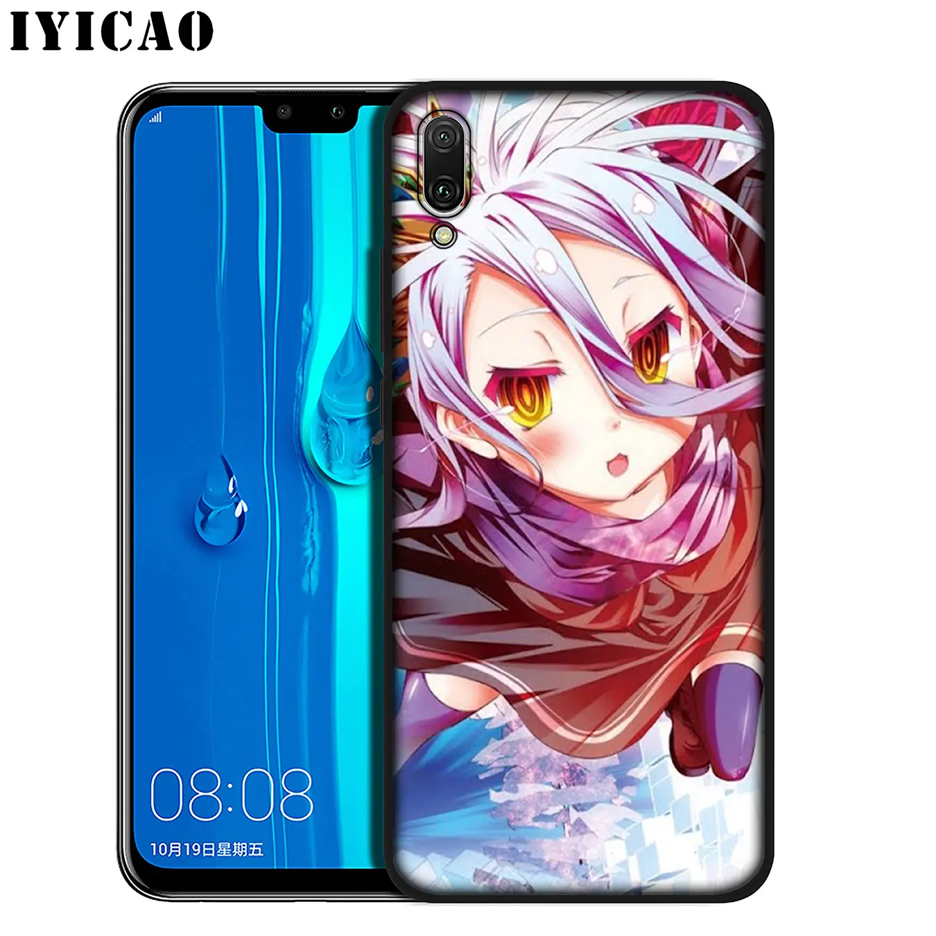 IYICAO Мягкий силиконовый чехол для телефона с героями мультфильмов No Game Life Huawei Mate 30
