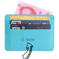 trassory men women durable slim simple travel lichee leather bank business id card wallet holder case with coin purse