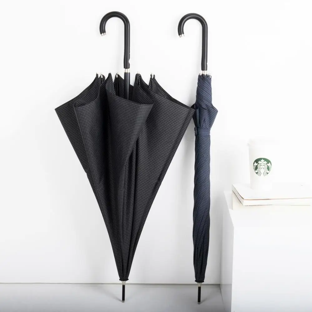 Новое поступление длинный зонт от дождя женский ветрозащитный 8 ребер клюшка для