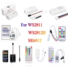 Светодиодный контроллер BluetoothWi-FiМузыка WS2811 WS2812, светодиодная полоса, приложение Smart RGBIC светильник te SP601E SP107E SP110