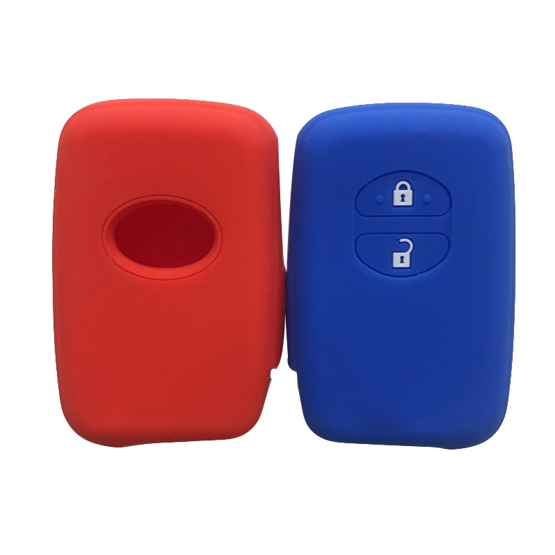 Силиконовый чехол для автомобильного ключа комплект чехлов держатель Toyota Camry