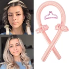 Лента для завивки волос без нагрева, Плойка для завивки волос без тепла, повязка на голову для сна, Мягкая повязка на голову, бигуди