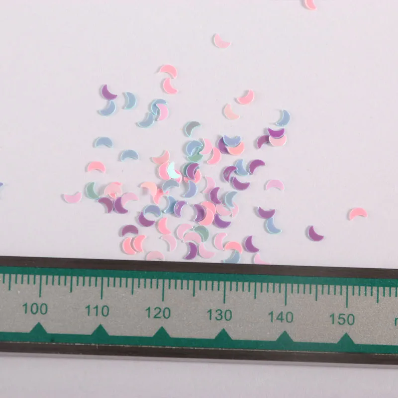 Пайетки в форме Луны 3 мм для поделок аксессуары маникюра пайетки блестки