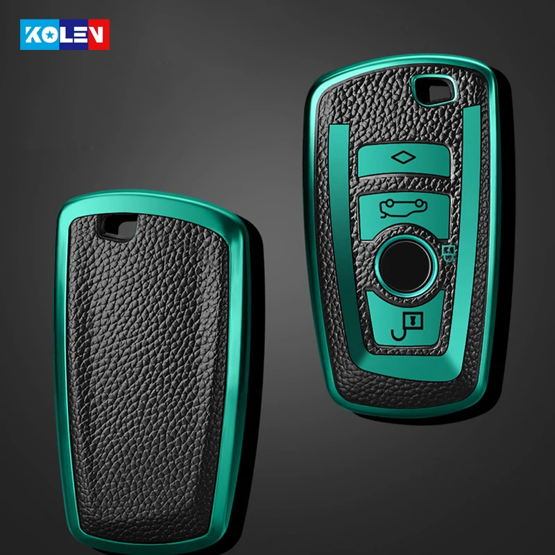 Кожа + ТПУ все включено чехол ключа дистанционного управления автомобилем Чехол